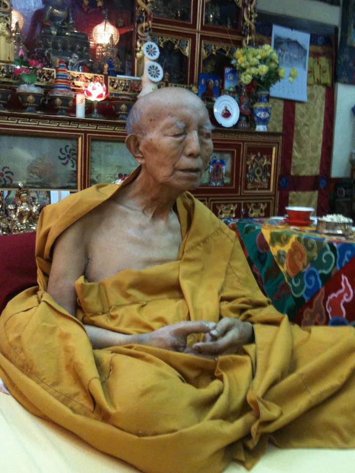 Kyabje Tenga Rinpoche la still in thukdam. Deep Meditation.jpg